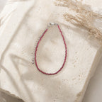 Garnet Bracelet - 2-3mm