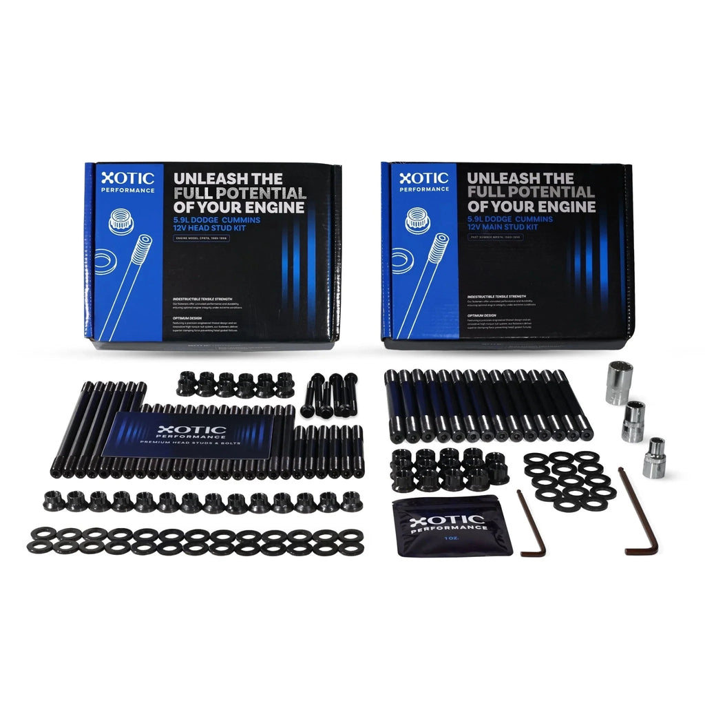 Head & Main Stud Combo Kit - 1989-1997 12V 5.9L Dodge Cummins