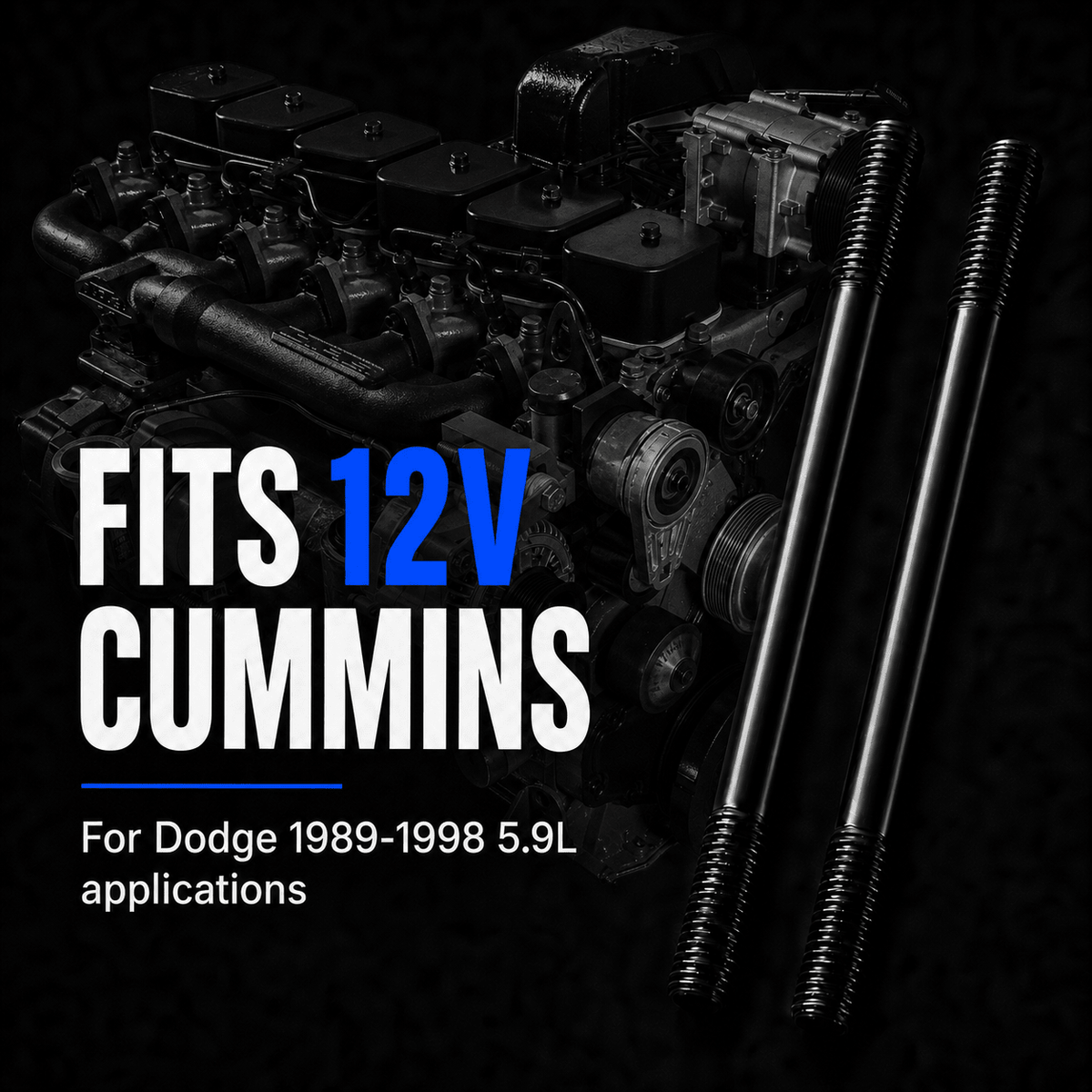 Head Stud Kit - 1989-1998 12V 5.9L Dodge Cummins