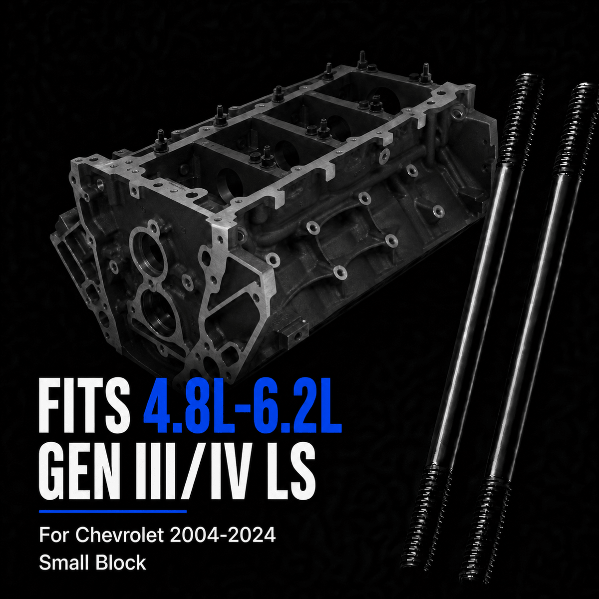 Head Stud Kit - 2004-2024 4.8L-6.2L Chevrolet Gen III/IV LS Small Block Cylinder