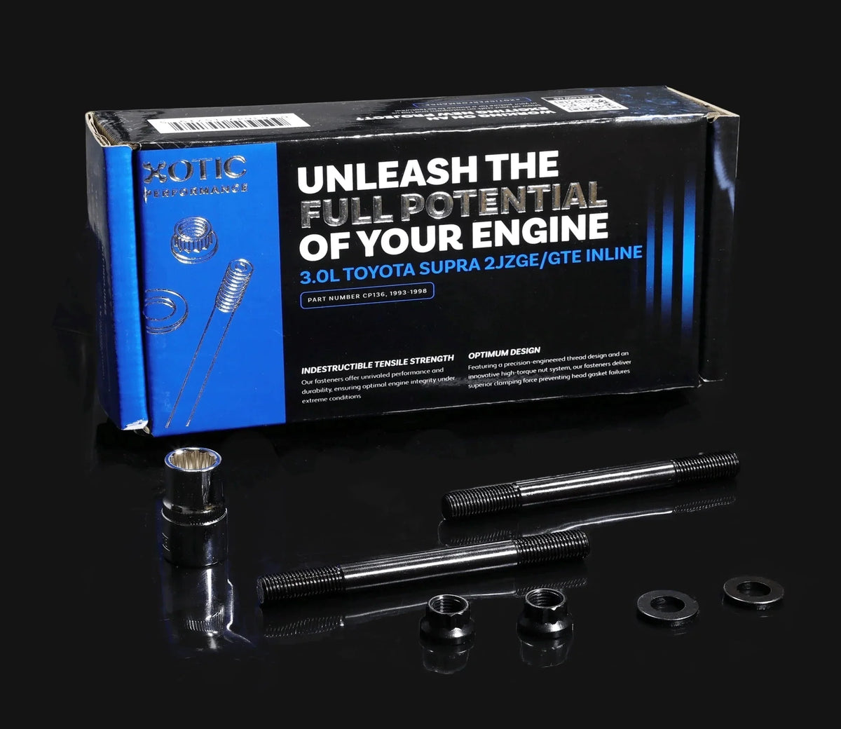 Head Stud Kit – 1993–1998 Toyota Supra 2JZ-GE/GTE – VVT-i & Non-VVT-i