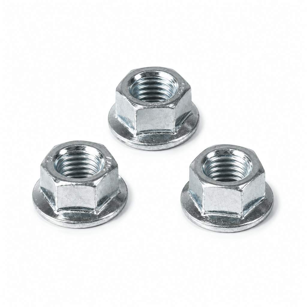 Hex Nuts M10 x 1.25, Socket Size 15mm x 3 Pcs