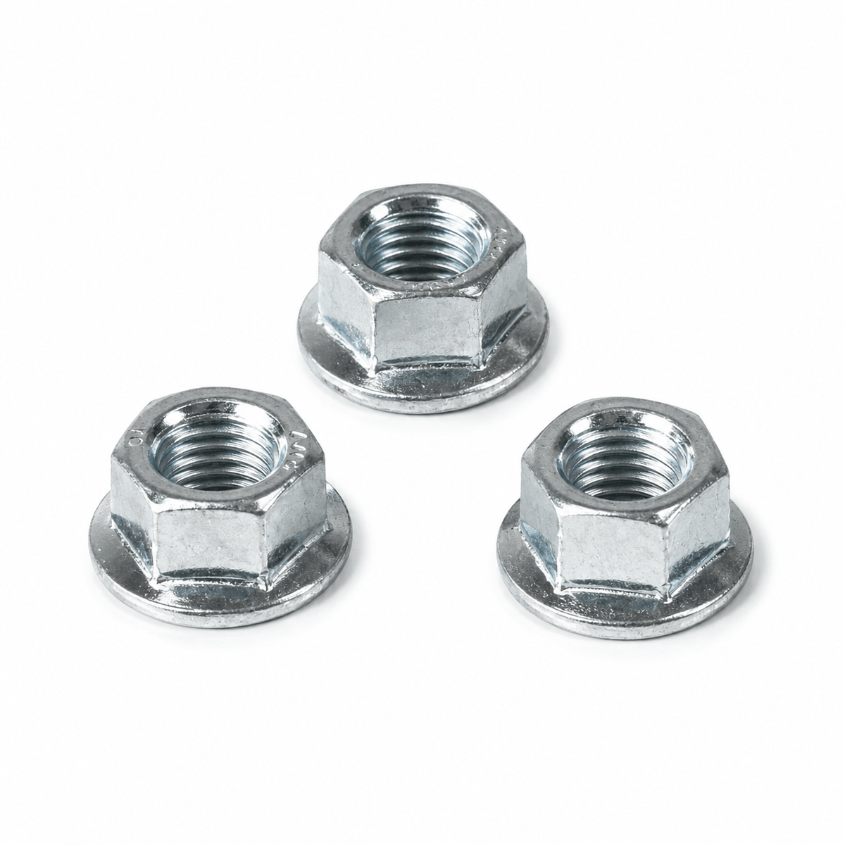Hex Nuts M10 x 1.25, Socket Size 15mm x 3 Pcs