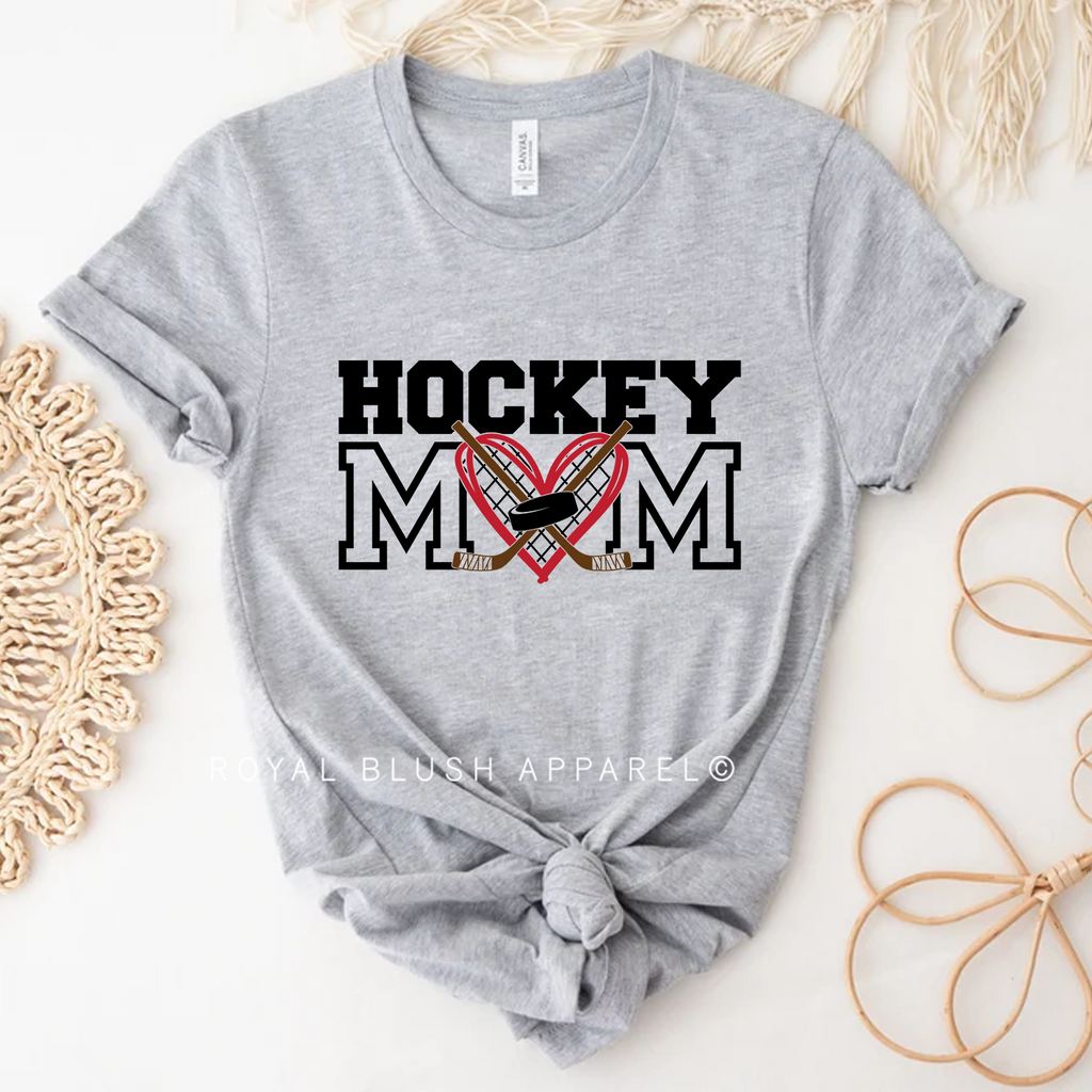 Hockey Mom Mom Graphic T-Shirt