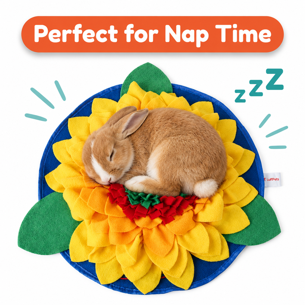Sunflowerz Snuffle Mat—Soft & Washable- For Dogs, Cats & Rabbits