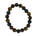 Tiger Eye Mix Round Bracelet - 10mm