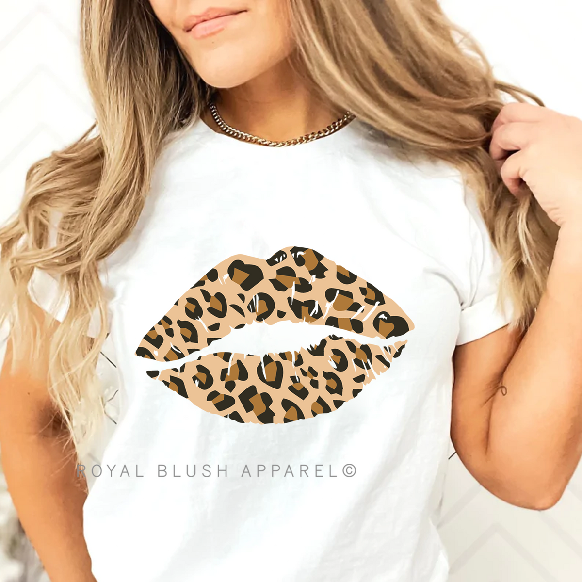 Leopard Lips DTF Transfer