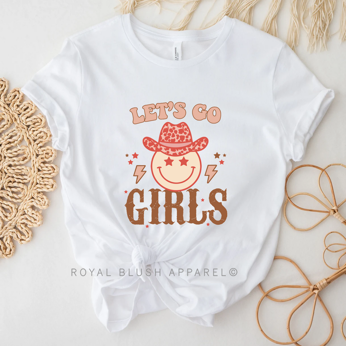 Smiley Let's Go Girls Graphic T-Shirt