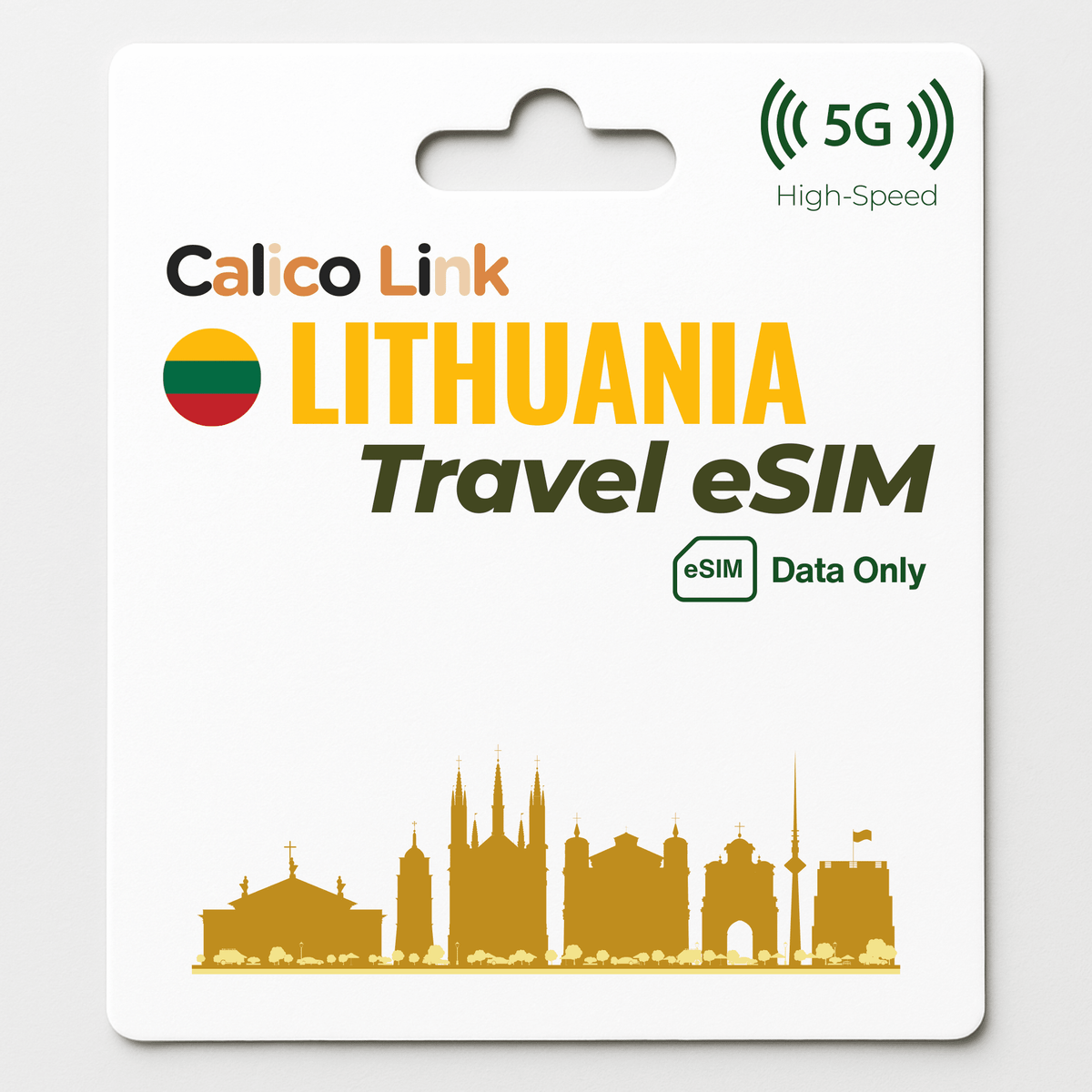 Lithuania Travel eSIM 5G Data