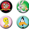 Looney Tunes Characters 4pc Button Set
