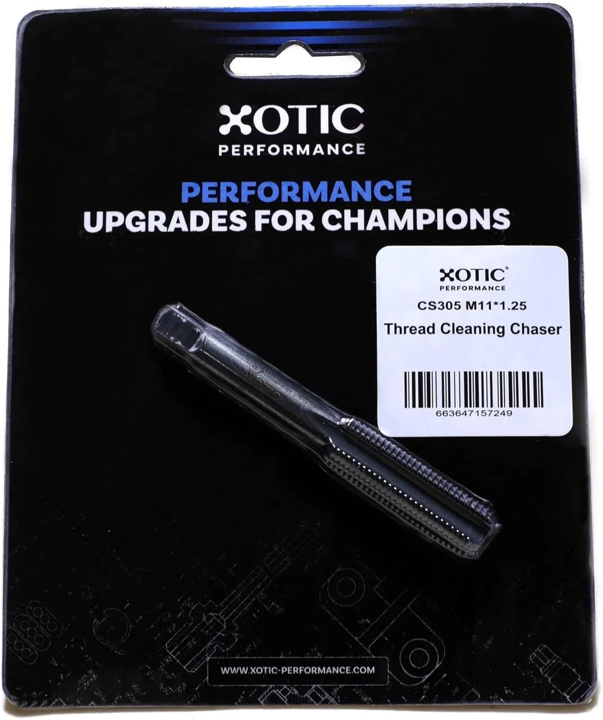 M11 x 1.25 x 3.12" Cleaning & Restoration Thread Chaser Tool
