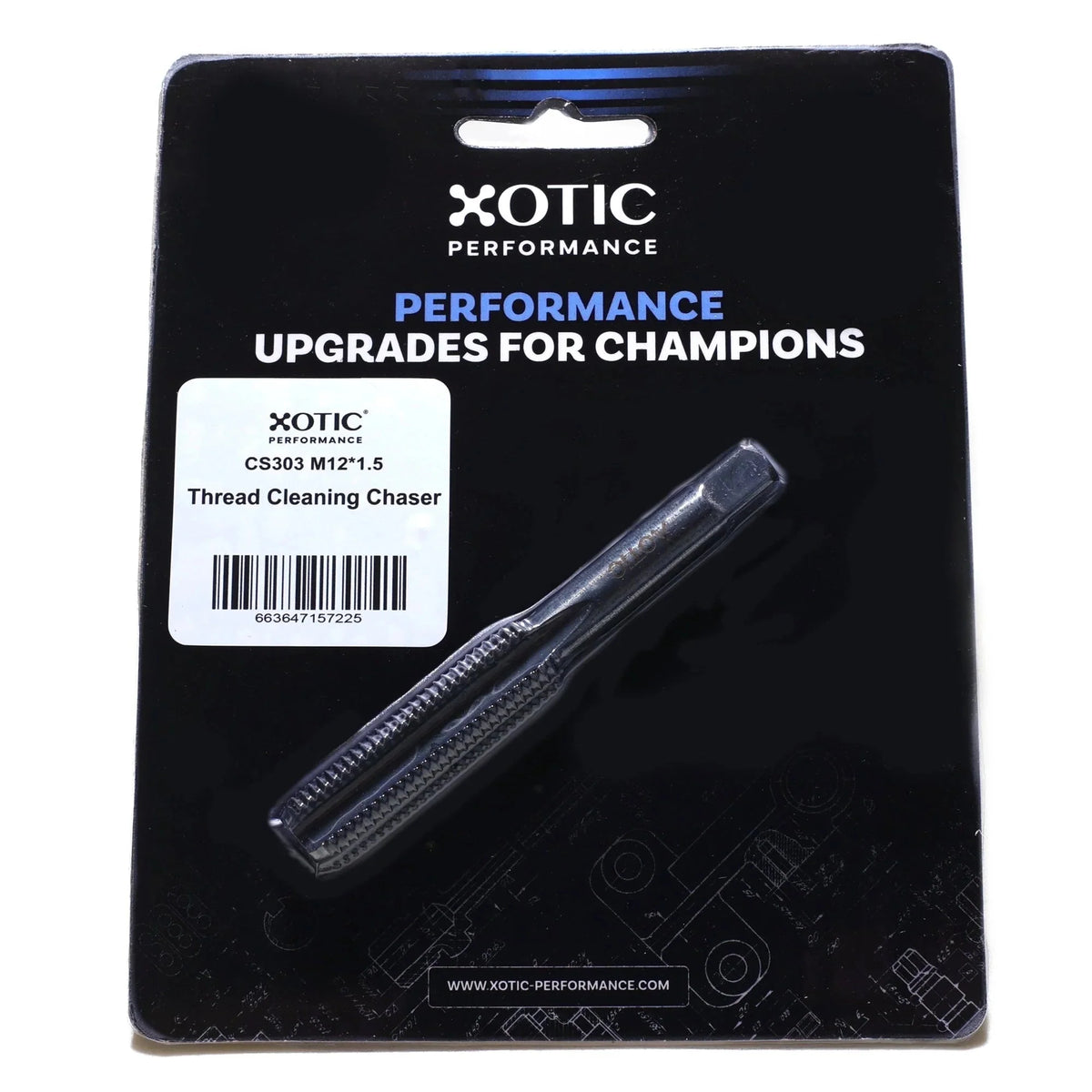 M12 x 1.5 x 3.35" Cleaning & Restoration Thread Chaser Tool
