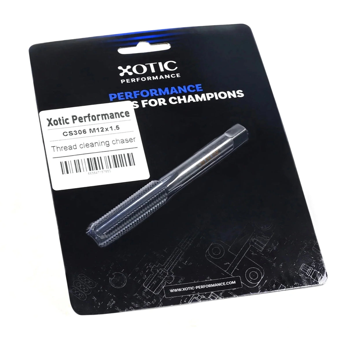 M12 x 1.50 x 3.95" OAL Cleaning & Restoration Thread Chaser Tool