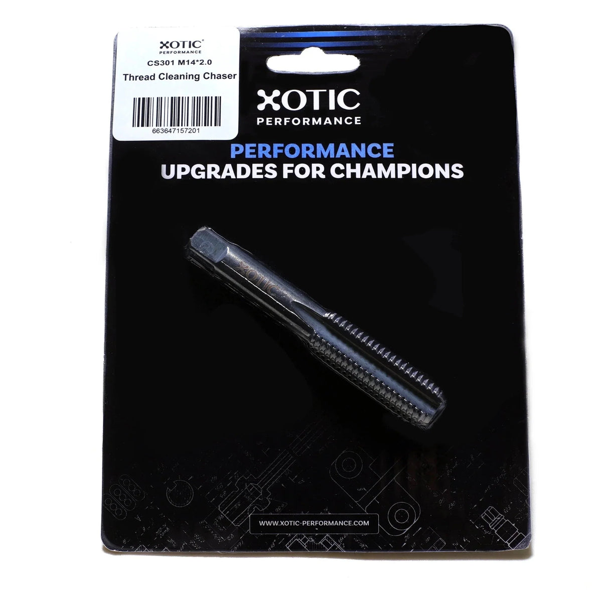 M14 x 2.0 x 3.61" Cleaning & Restoration Thread Chaser Tool