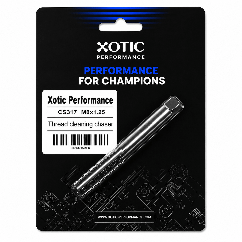 M8 x 1.25 x 3.22" Cleaning & Restoration Thread Chaser Tool
