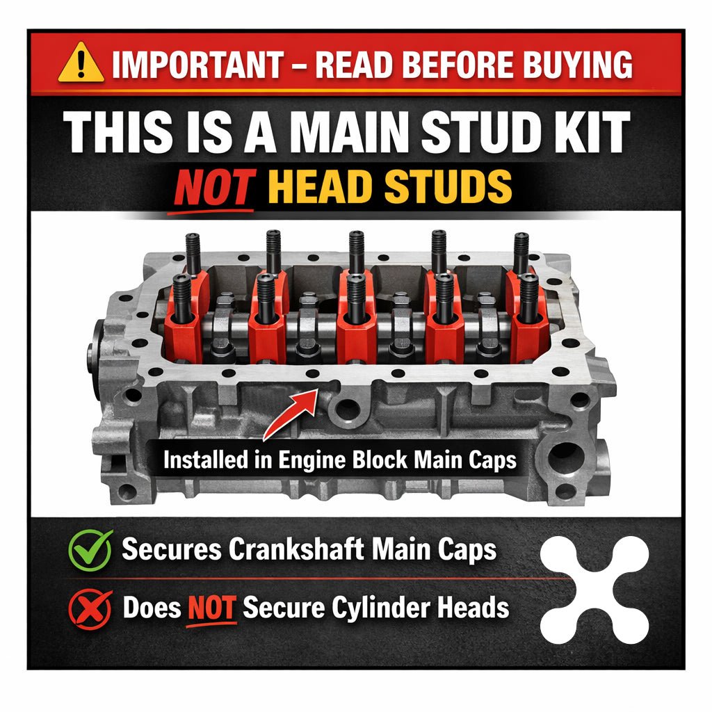 Main Stud Kit - 2002-2008 Nissan 3.5L VQ35 DOHC