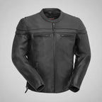 Open Road Men's Maverick Leather Motorcycle Jacket