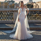 Mermaid Wedding Dress – Sweetheart Neckline & Spaghetti Straps, Custom Made