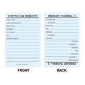 Micro-Mark 84019X2 Empty Car Request Cards Pkg of 50 NIB