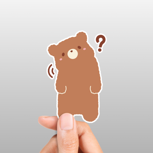 Mori Confused Sticker