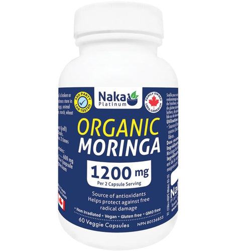 Naka Platinum ORGANIC MORINGA, 60 VCaps