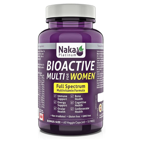 Naka Platinum BIOACTIVE MULTI FOR WOMEN, 60 VCaps
