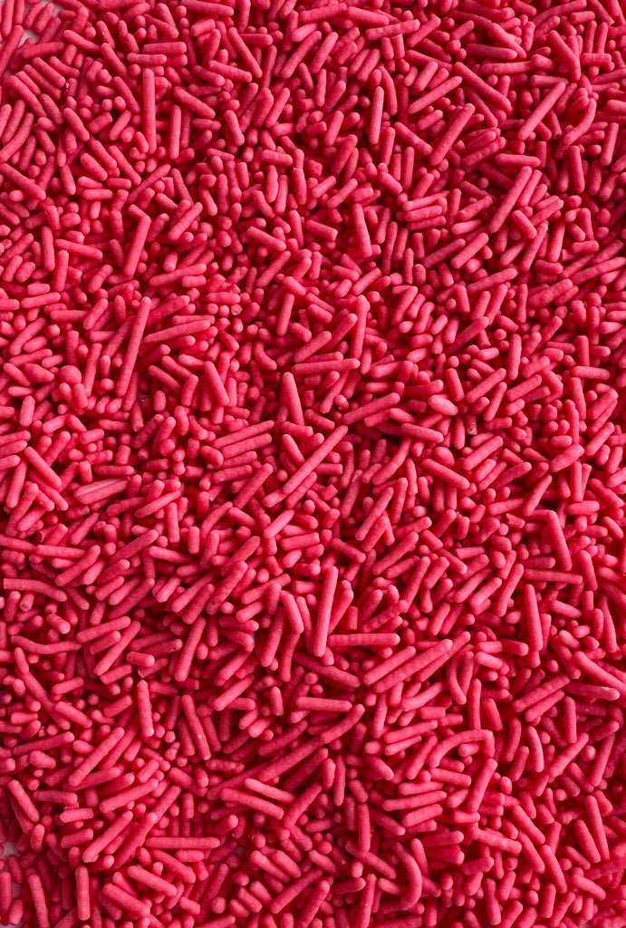 Natural Red Crunchy Sprinkles