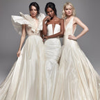 Satin A-Line Wedding Gown – Sleeveless V-Neck with Ruched Details, Custom Made