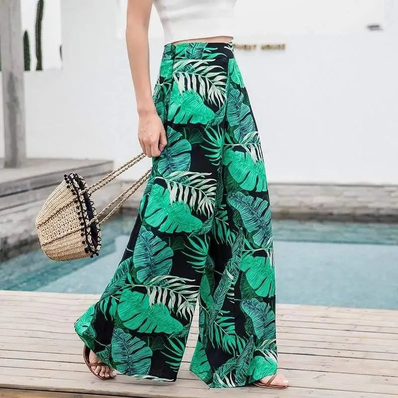 Bohemian Wide Leg Holiday Pants