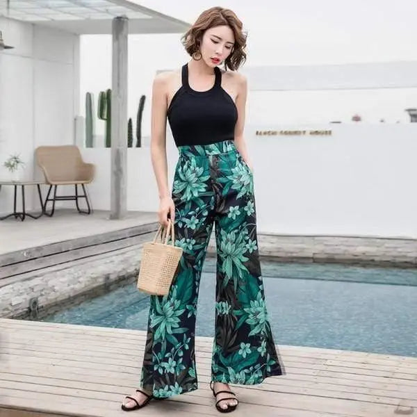 Bohemian Wide Leg Holiday Pants