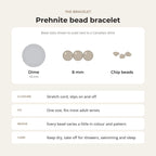 Prehnite Bead Bracelet