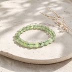 Prehnite Bead Bracelet