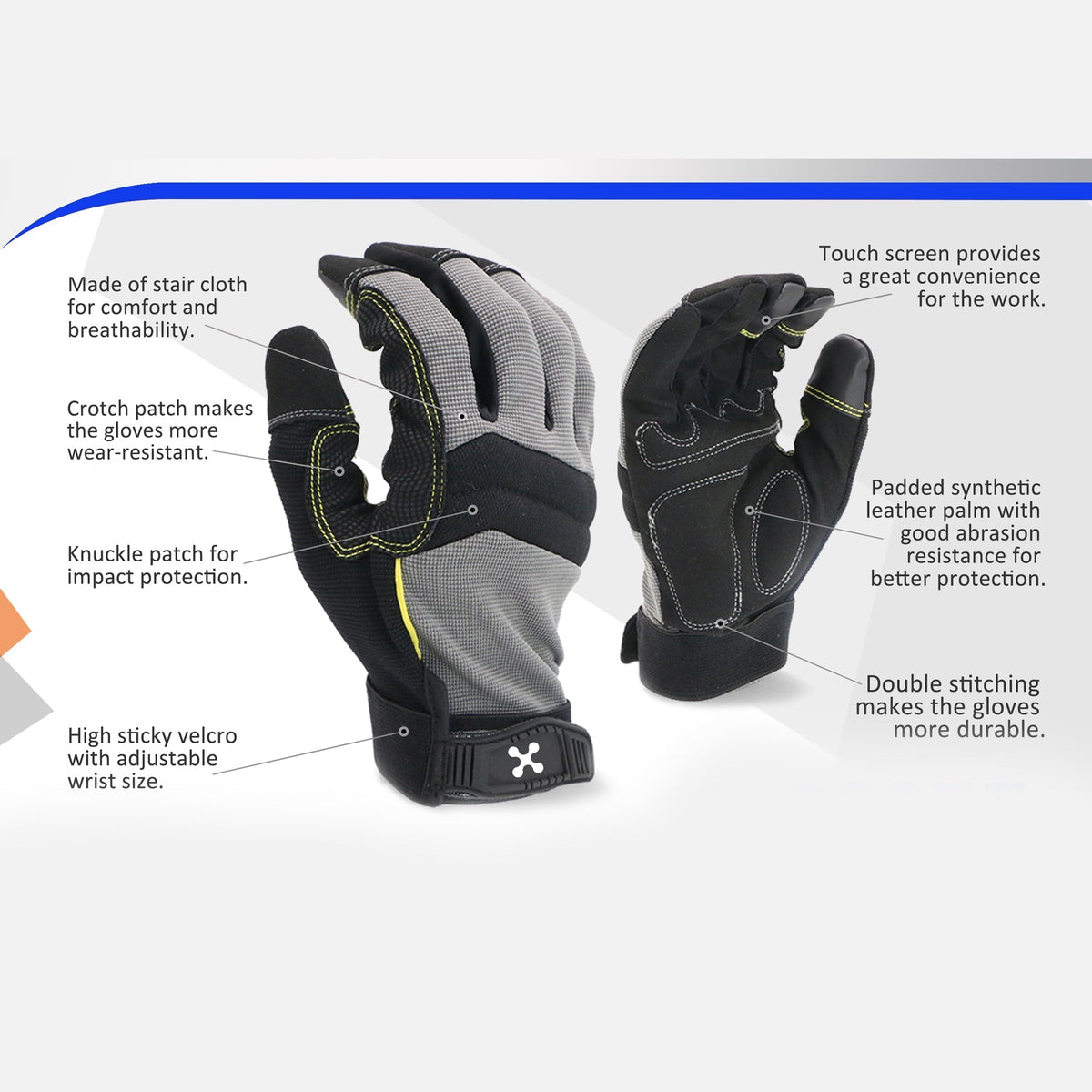 Premium Mechanic Gloves – Lightweight, Durable, and Breathable