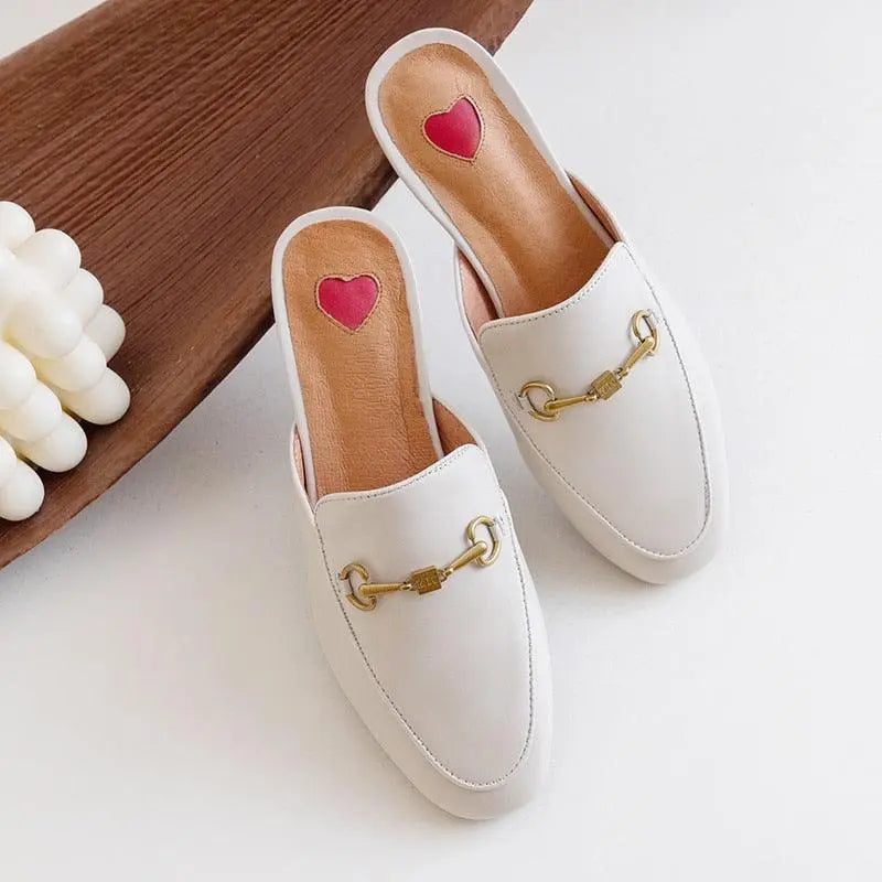 Brand Genuine Leather Slipper