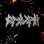 Crystal Leaf Hair Band - Fashion Bride Headband