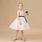 Girls Sleeveless Fancy Wedding Dress