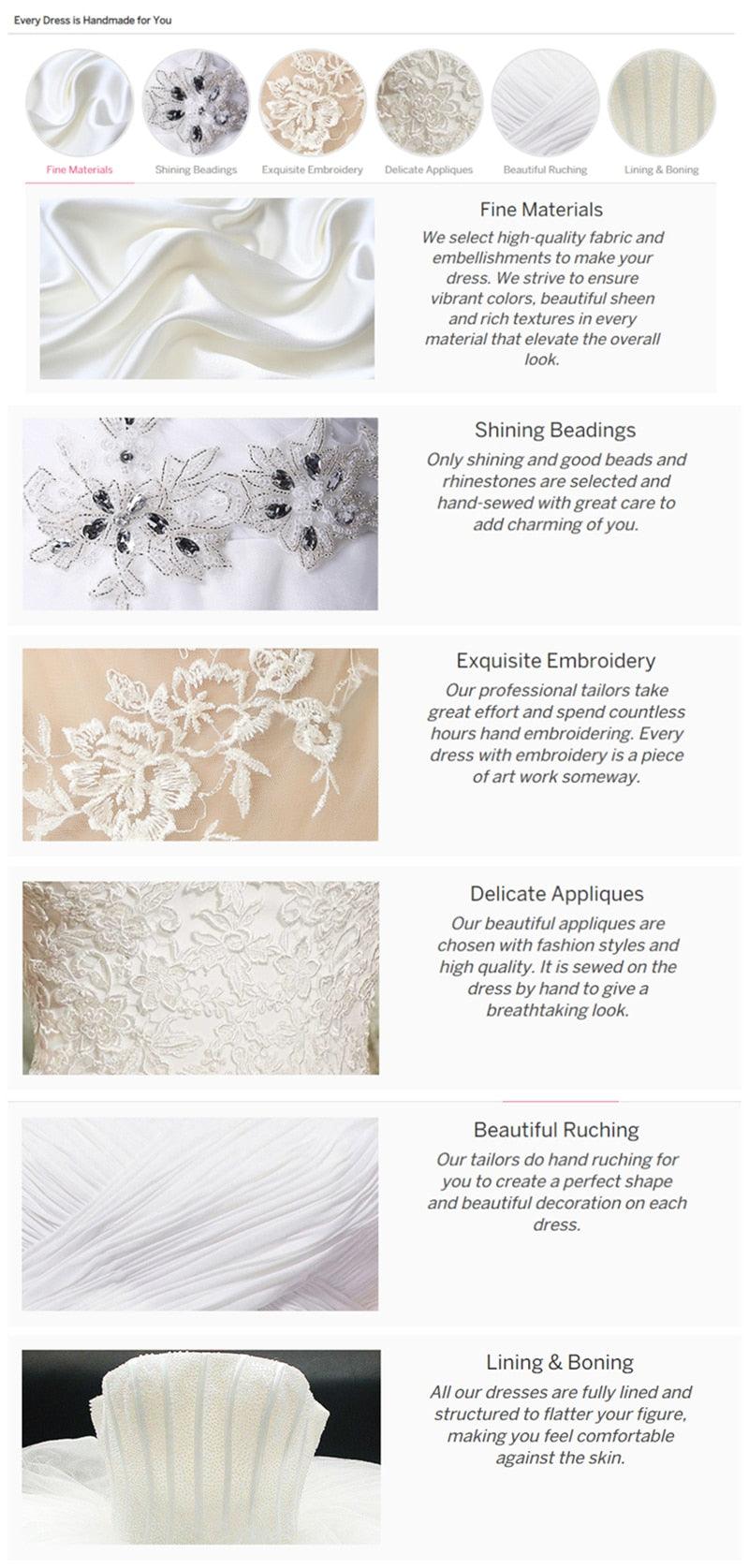 Romantic V-Neck Beach Wedding Dress – Long Sleeves with Ruffles, Custom Made