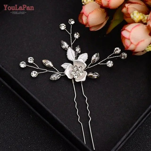 Bridal Rhinestone Hair Comb Clip