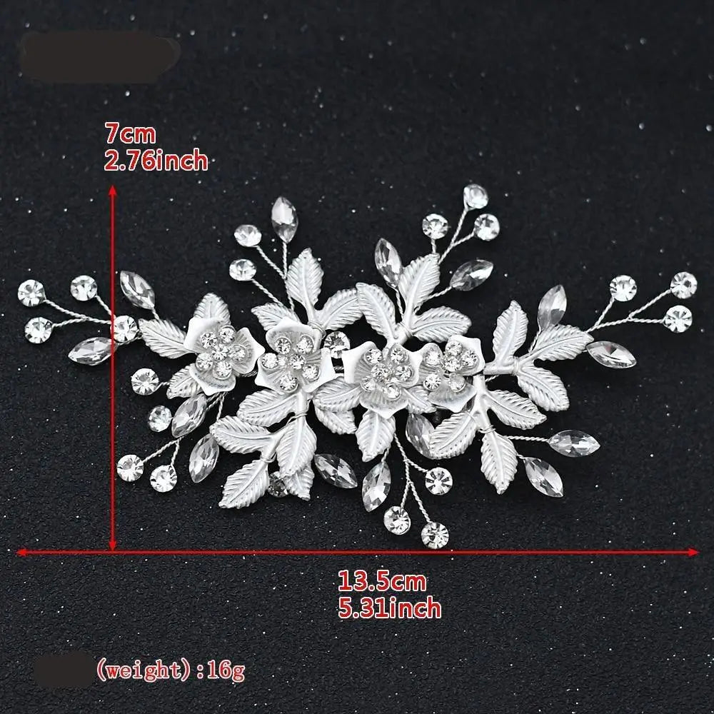 Bridal Rhinestone Hair Comb Clip