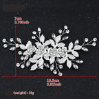 Bridal Rhinestone Hair Comb Clip