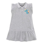 Animal Print Casual Cotton Vestidos Dress for 2-7 Years