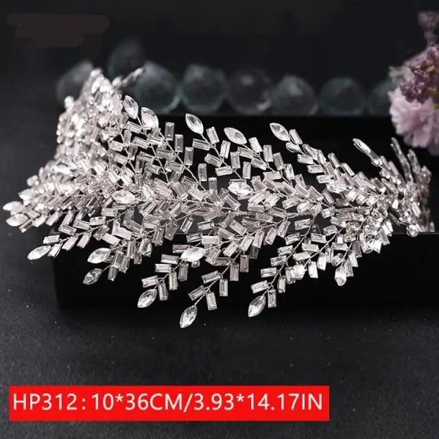 Elegant Silver Bridal Headband | Wedding Headpiece for Women & Bridesmaids