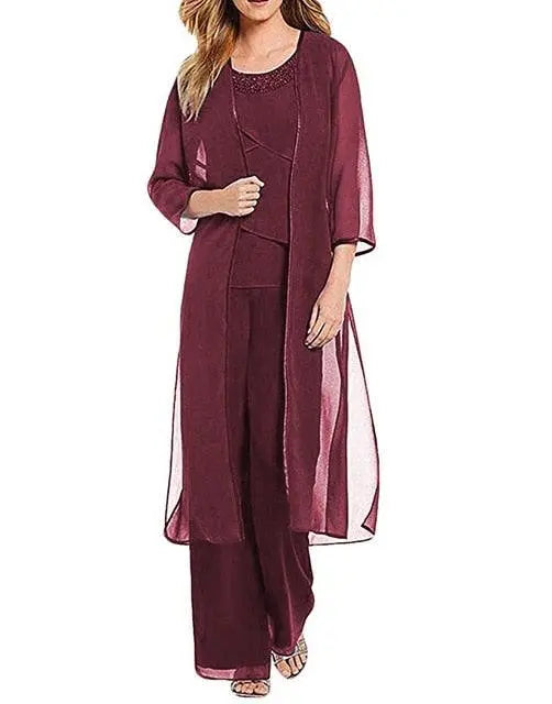 Custom Made Mother of Bride Dresses with Stylish Jacket