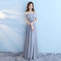 Customizable Chiffon Elegant A Line Bridesmaid Dresses