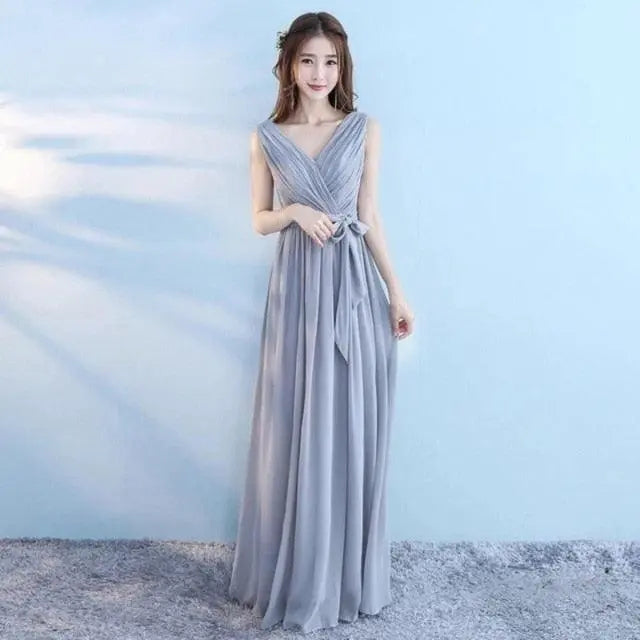 Customizable Chiffon Elegant A Line Bridesmaid Dresses