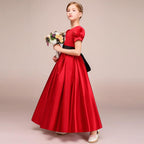 Full Sleeve A-Line Flower Girl Christmas Dress
