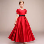 Full Sleeve A-Line Flower Girl Christmas Dress