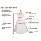 Half-Sleeve Flower Girl Party Dress