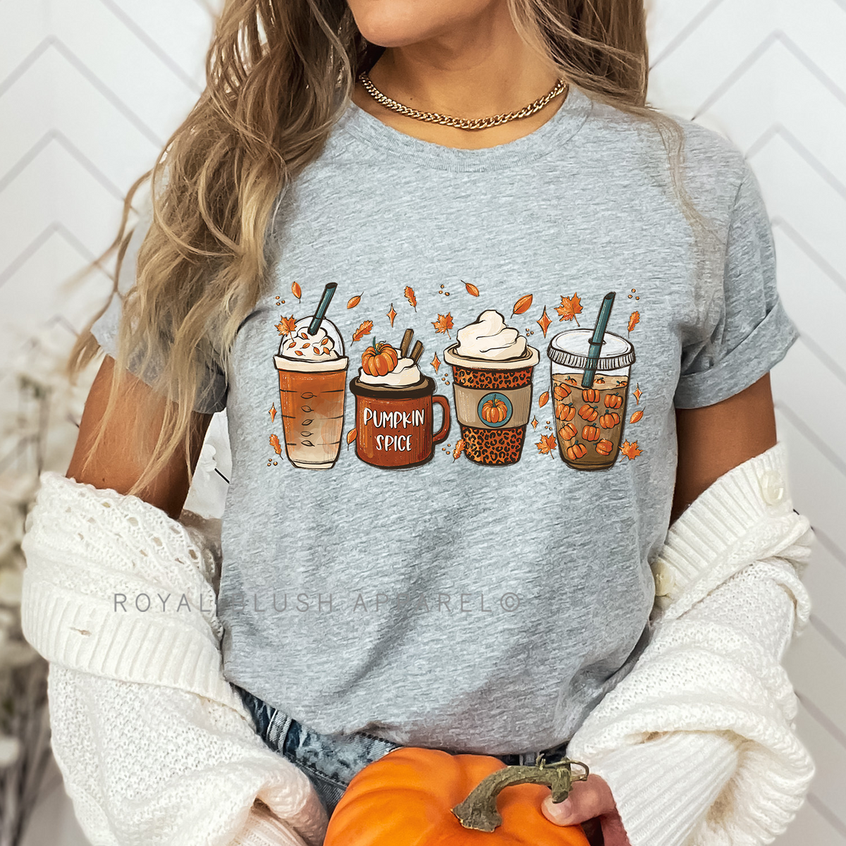 Pumpkin Spice Coffee DTF Transfer