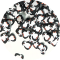 Mini Penguin Fimo Slices